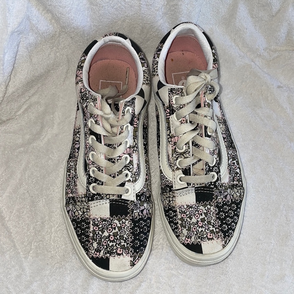 Vans women’s size 7 quilted patchwork